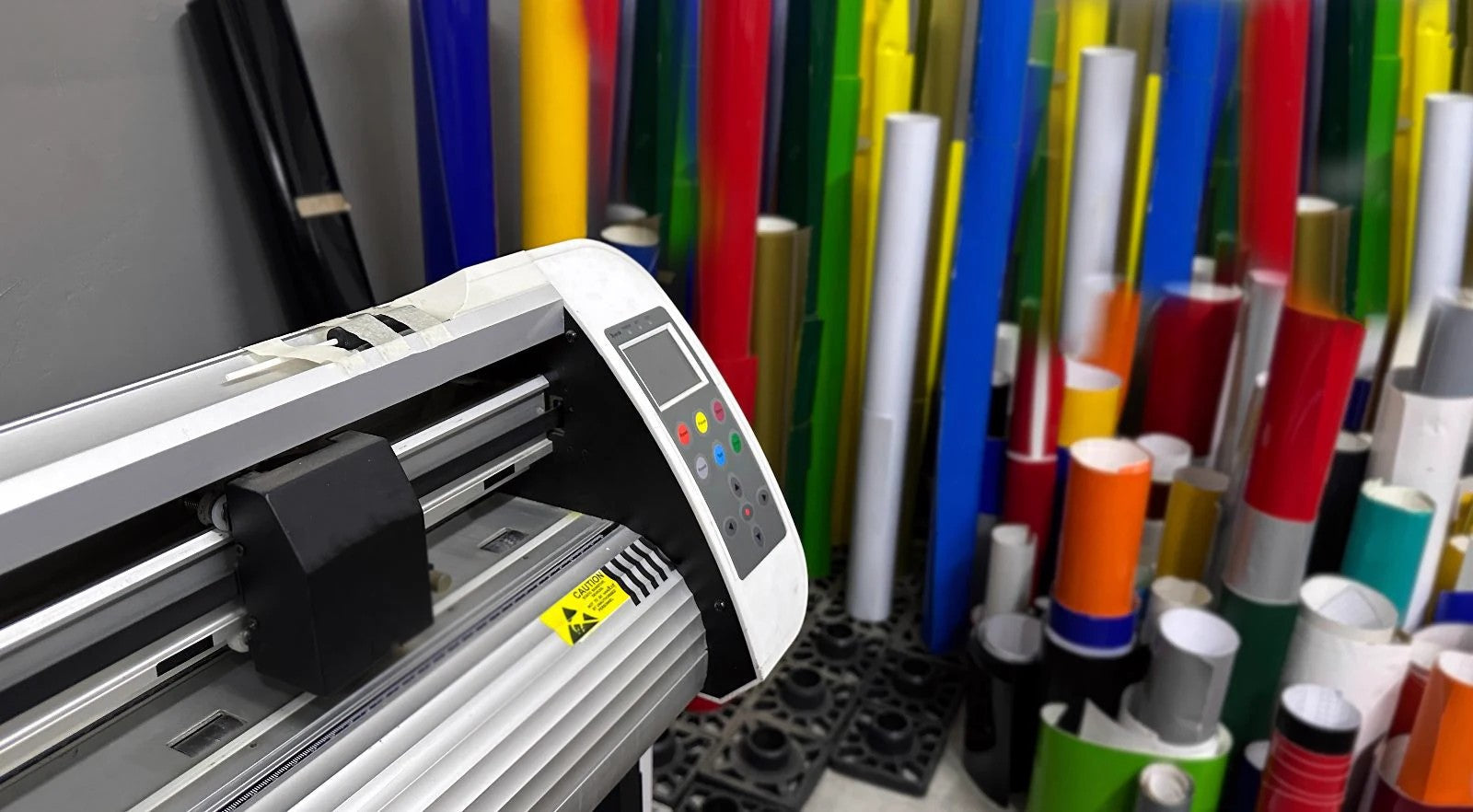 Vinyl roll library at The Print Doctor