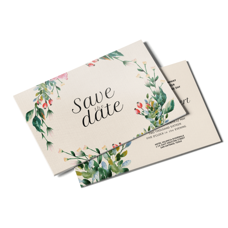 Postcards — 13pt Linen Uncoated