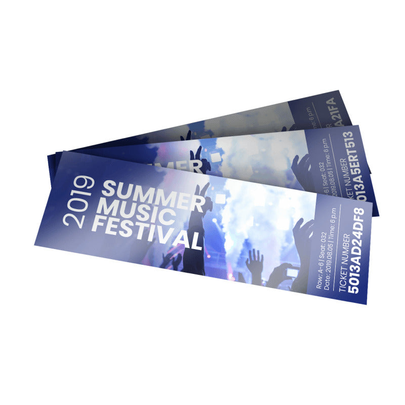 Numbered Tickets — Tickets (14pt)