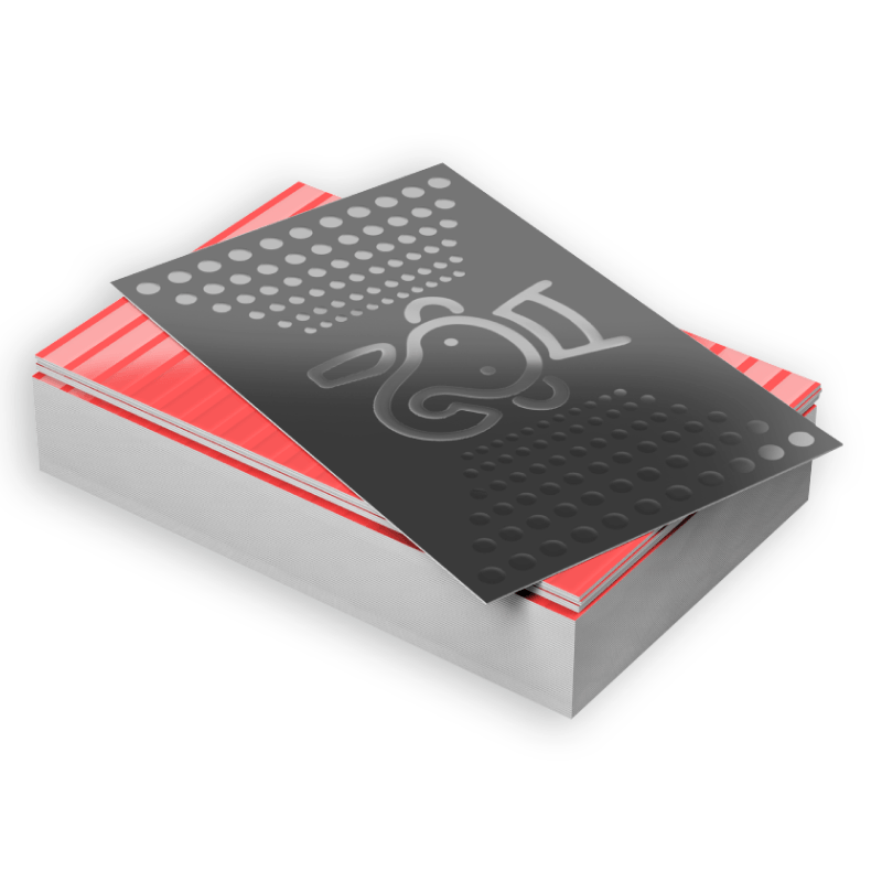 Business Cards — Lamination + SPOT UV