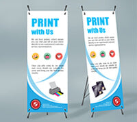 X Frame Banners — 13oz Matte Vinyl