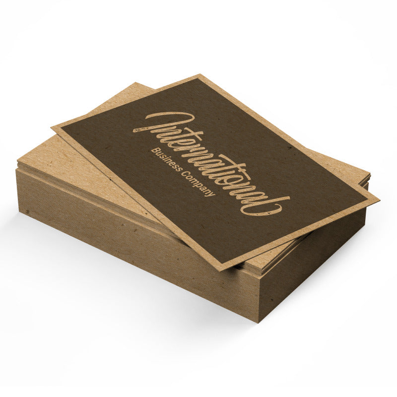 Business Cards — Kraft Paper