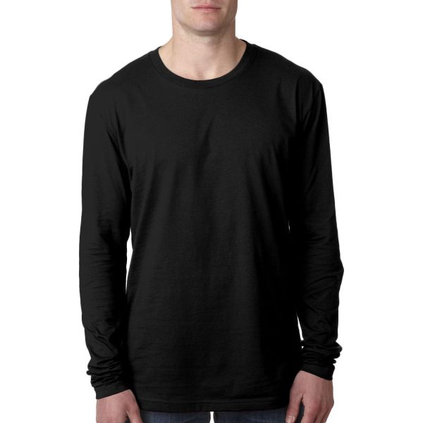 Next Level Men's Cotton Long-Sleeve Crew N3601