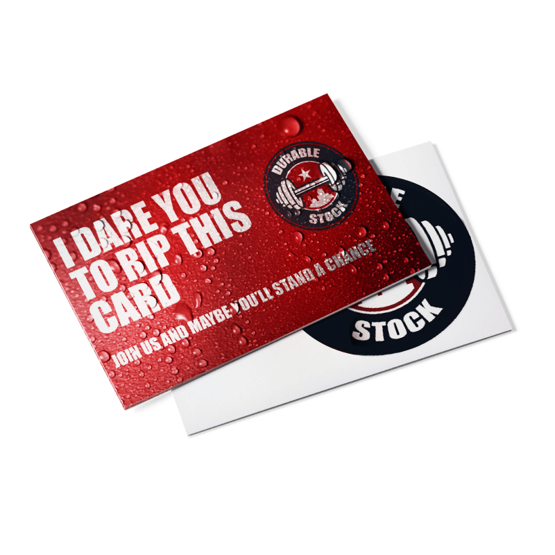 Durable Postcards — 16pt Tear / Waterproof Stock