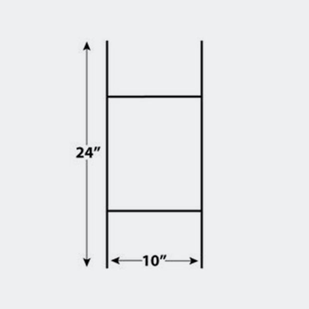 Yard Sign Stands & Hardware - 24" H Frame