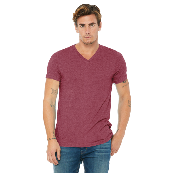 Bella + Canvas Unisex Triblend V-Neck T-Shirt 3415C