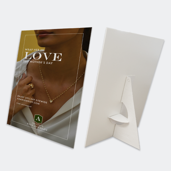 Counter Card with Easel Back