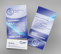 Tear Cards — 14pt + UV (High Gloss)