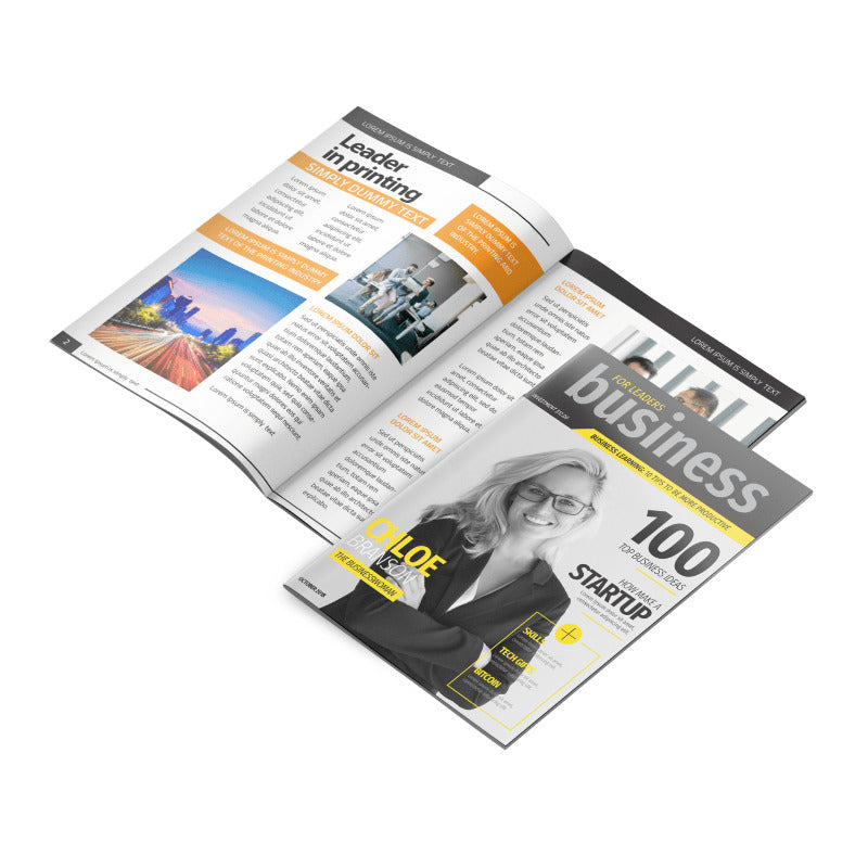 Booklets (8.5" x 11") — 100lb Gloss Text