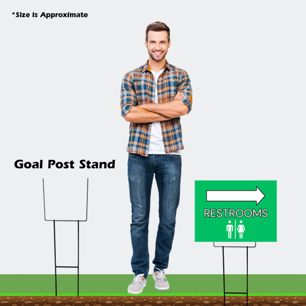 Yard Sign Stands & Hardware - Goal Post Stand (2)