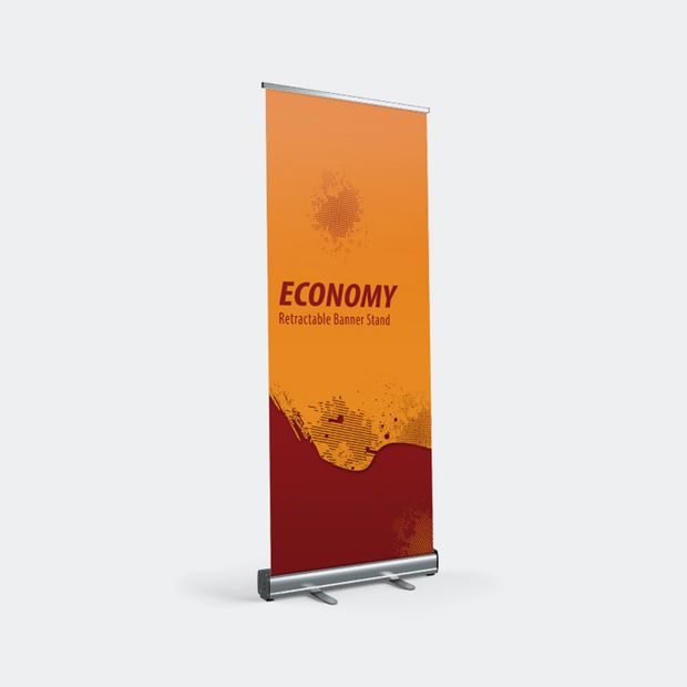 Economy Retractable Banner Stand