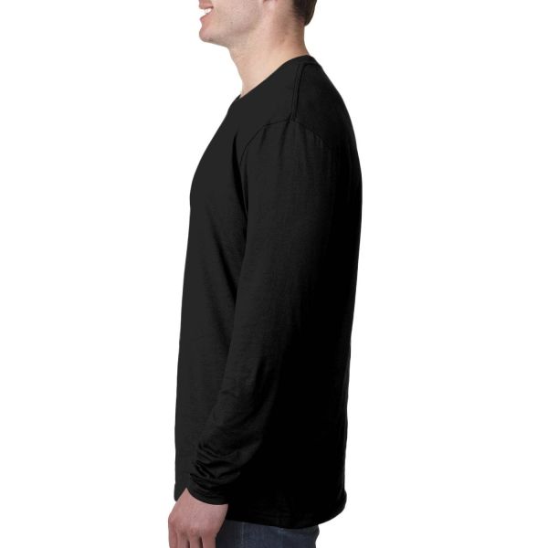 Next Level Men's Cotton Long-Sleeve Crew N3601