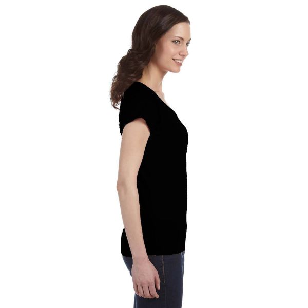 Gildan Ladies' SoftStyle® Fitted V-Neck T-Shirt G64VL