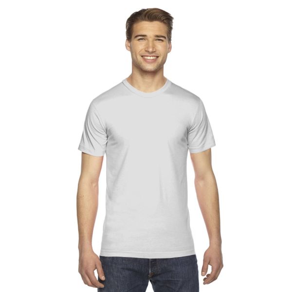 American Apparel Unisex Fine Jersey Short-Sleeve T-Shirt 2001W